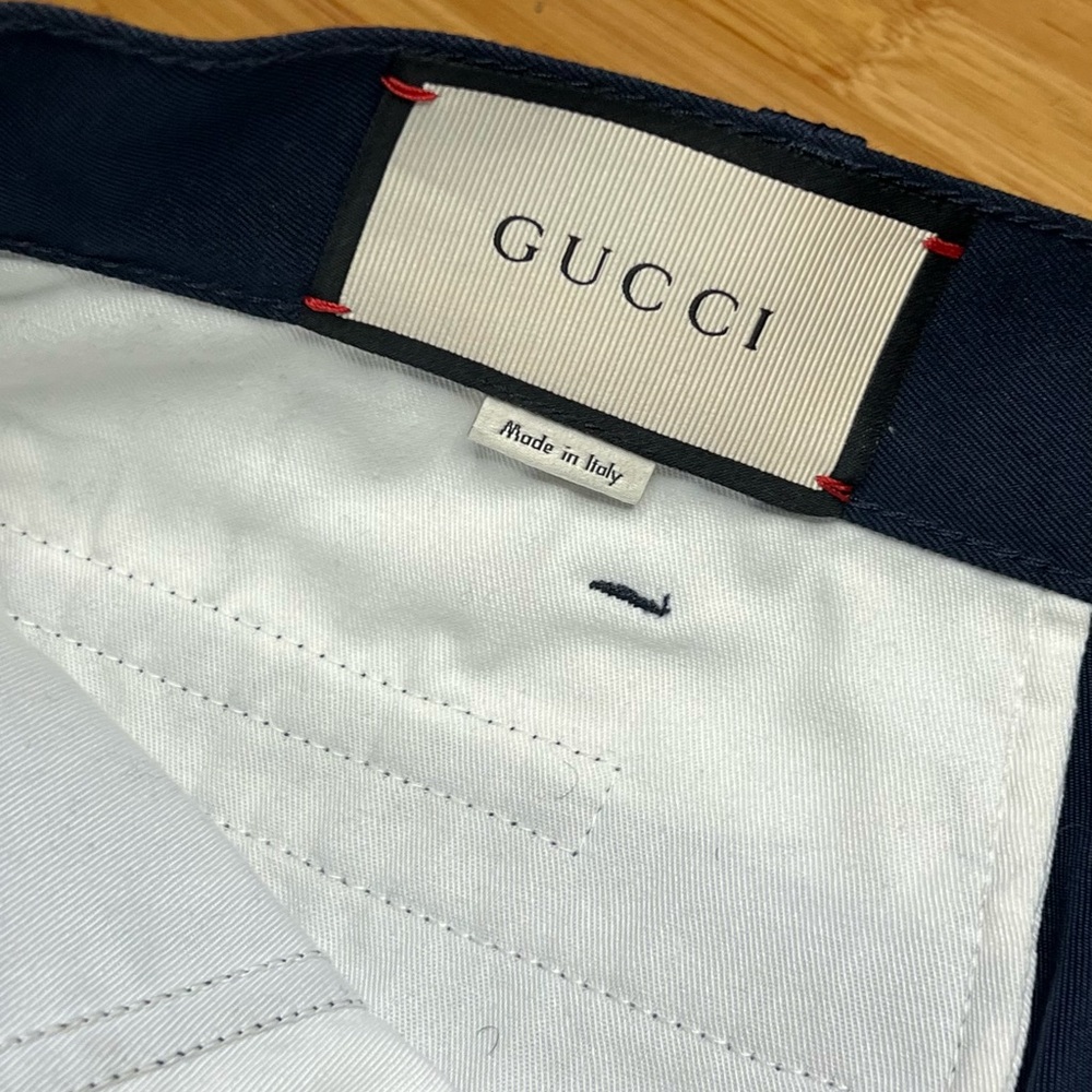 Gucci Men's Navy Blue Shorts - Picture 8 of 14